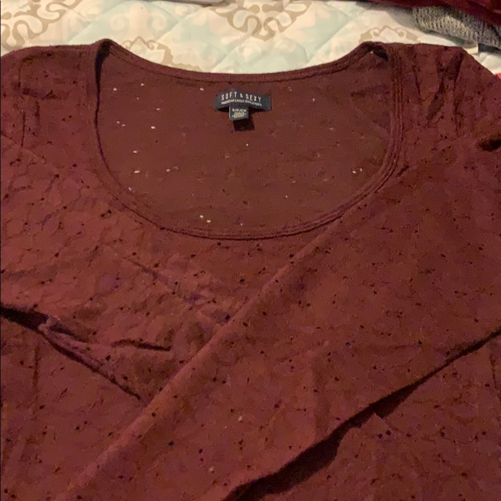Long Sleeve Crop Shirt